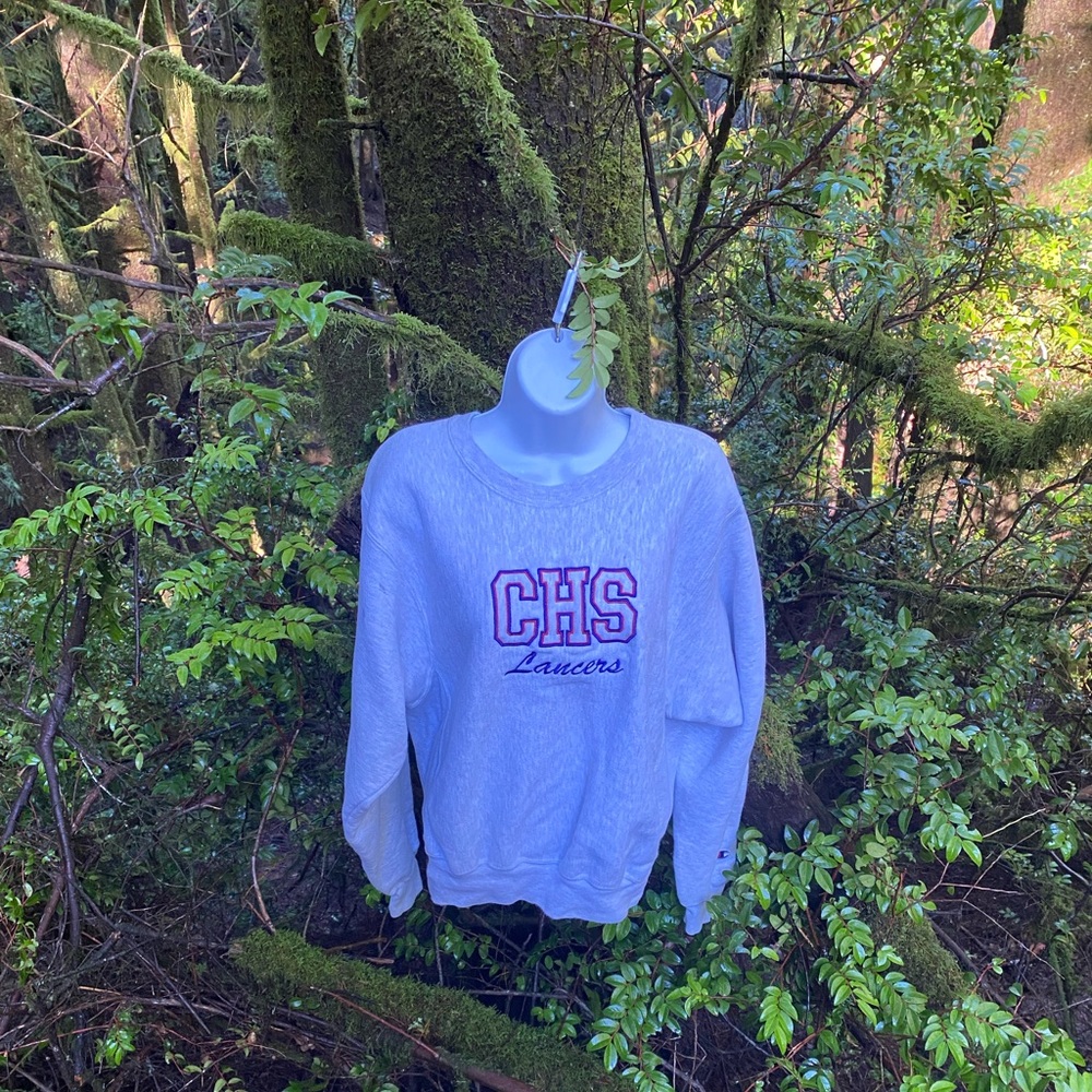 Vintage Champion Premium Reverse Weave Crew Neck Sweatshirt Size S